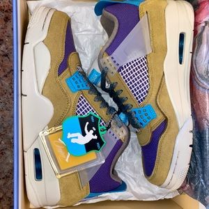 UNION LA X AIR JORDAN 4 RETRO 'DESERT MOSS' Men’s Size 7.5 Women’s Size 9
